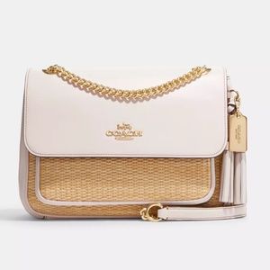 Coach Klare Crossbody 25 In Straw NWT
